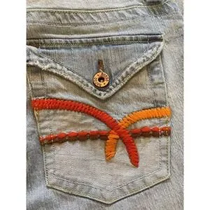 Bongo Fabulous Flare Let Me‎ Be Light Wash (RARE) Juniors Jeans Size 13 Y2K 90s